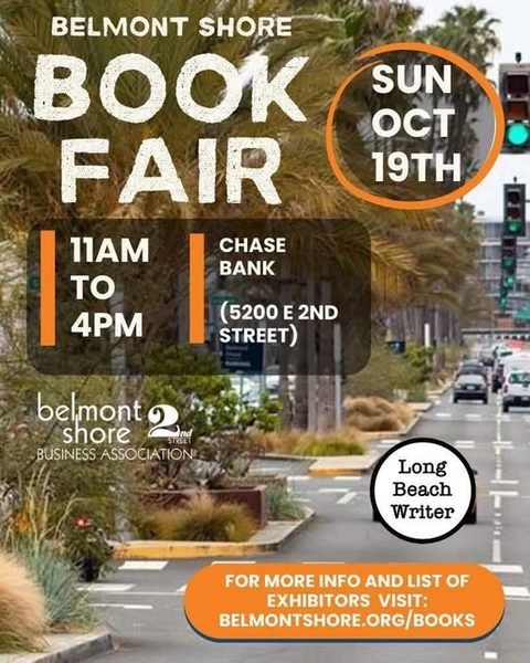 Belmont Shore Book Fair 2025 flyer.