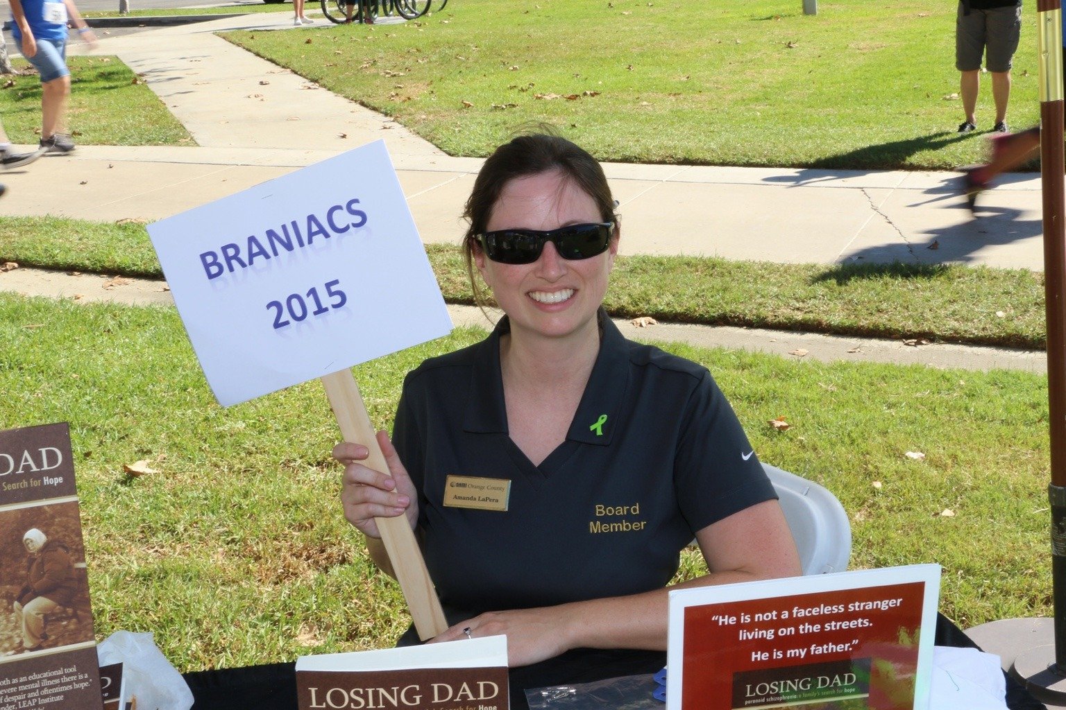 Amanda LaPera at the 2015 NAMI Orange County Walk.