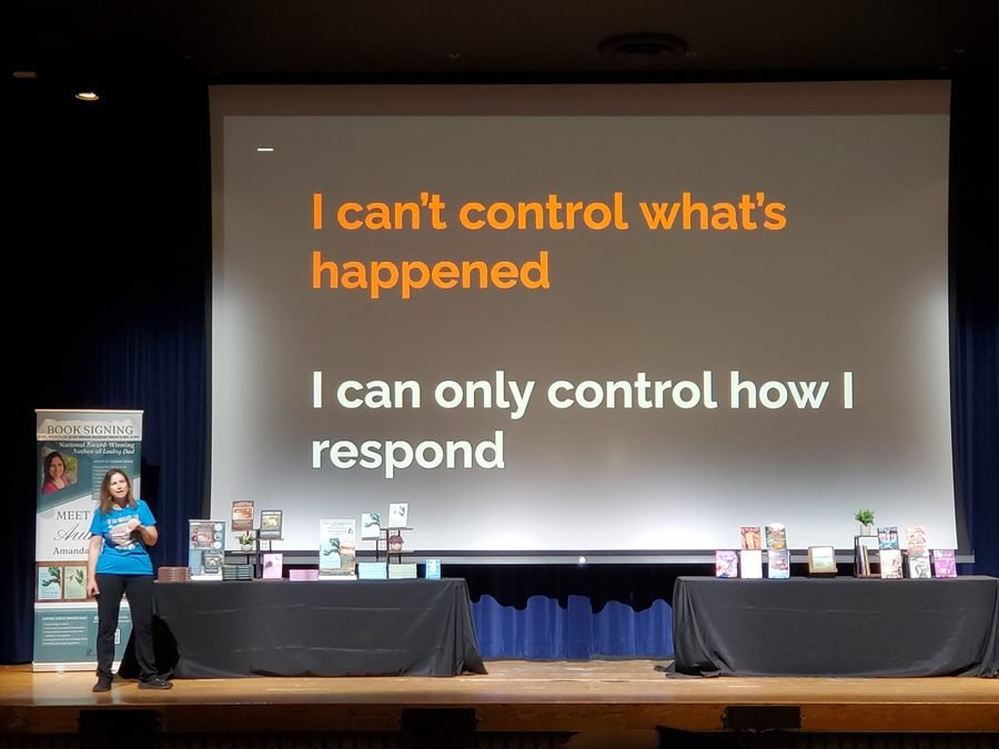 Amanda LaPera presentation slide about control and response.